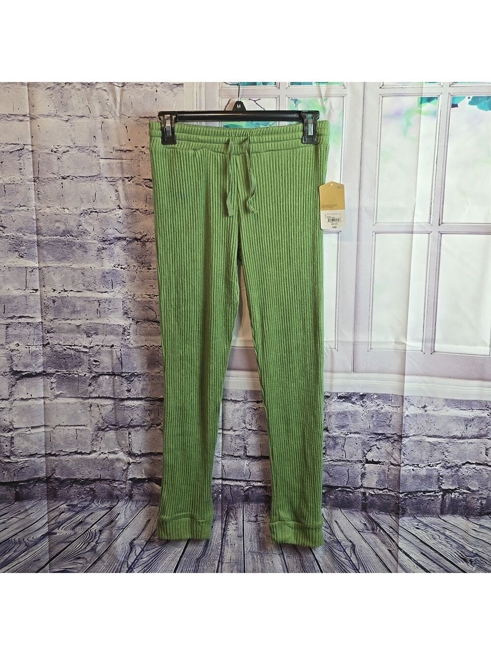 There Abouts girl's green joggers xxs 4 5 nwt